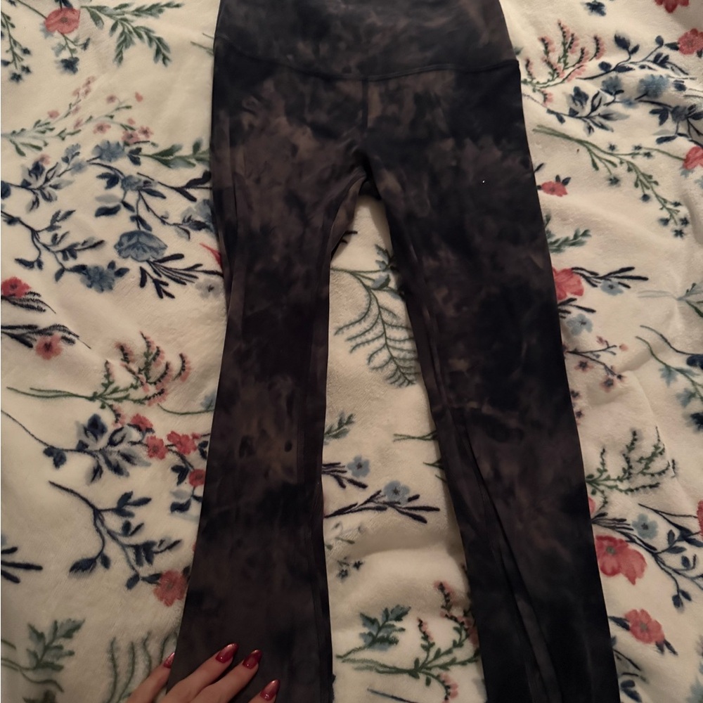 lululemon athletica Black Tie-Dye Leggings